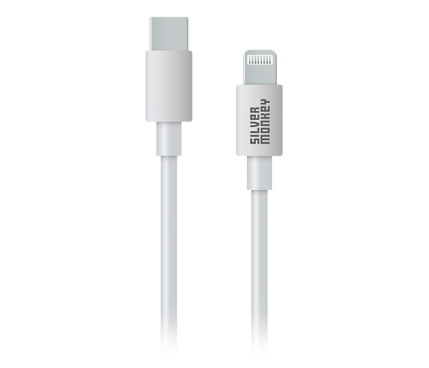 Silver Monkey Kabel USB-C - Lightning 1m - 1099069 - zdjęcie